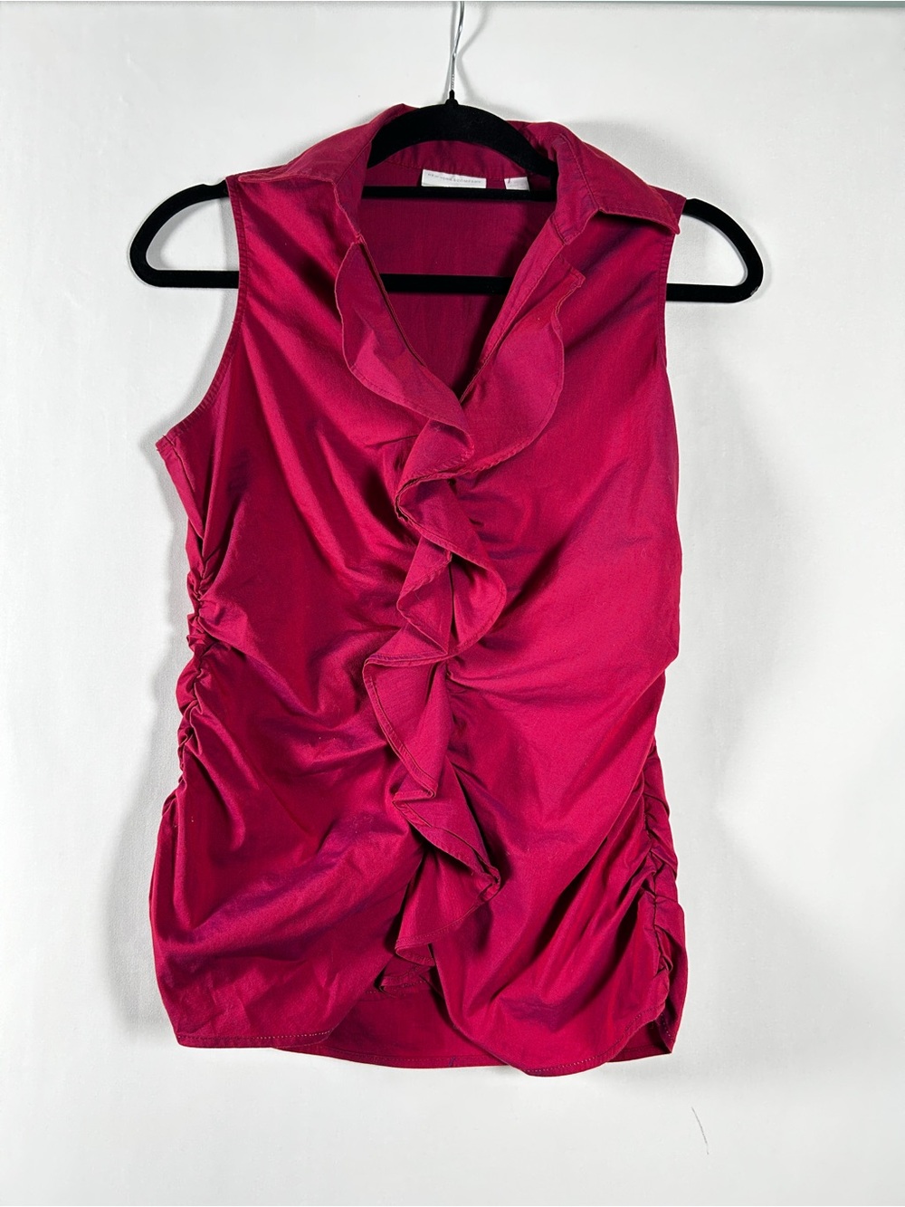 New York & Company Ruffle Button Down Shirt